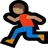 Person Running: Medium Skin Tone