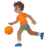 Person Bouncing Ball: Medium Skin Tone