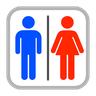 Restroom Emoji 🚻 image - SoftBank style