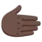 Rightwards Hand: Dark Skin Tone