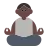 Person In Lotus Position: Dark Skin Tone