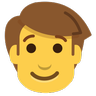 Mężczyzna Emoji 👨 image - Skype style