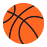 Baloncesto y aro Emoji 🏀 image - Microsoft Classic 2D style