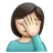 Woman Facepalming: Light Skin Tone