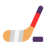 Palo de hockey sobre hielo y puck Emoji 🏒 image - Microsoft Classic 2D style