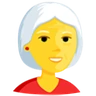 Vieille femme Emoji 👵 image - Facebook Messenger (2016) style