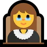 Woman Judge Emoji 👩‍⚖️ image - Microsoft Windows 10 Segoe UI Emoji style