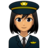 Woman Pilot: Medium Skin Tone