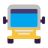 迎面驶来的公共汽车 Emoji 🚍 image - Microsoft Classic 2D style