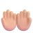 Palms Up Together: Medium-Light Skin Tone