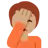 Person Facepalming: Medium Skin Tone