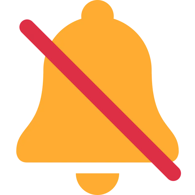 Bell With Slash