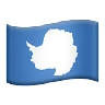 Flag: Antarctica Emoji 🇦🇶 image - Apple style