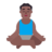 Man In Lotus Position: Medium-Dark Skin Tone