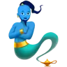 Man Genie Emoji 🧞‍♂️ image - Apple style