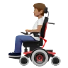 Person In Motorized Wheelchair: Medium Skin Tone Emoji 🧑🏽‍🦼 image - Apple style