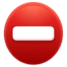 Entrée interdite Emoji ⛔ image - Huawei Harmony OS style