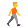 Person Walking Facing Right Emoji 🚶‍➡️ image - Microsoft Classic 2D style