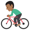 Person Biking: Medium-Dark Skin Tone Emoji 🚴🏾 image - EmojiTwo style