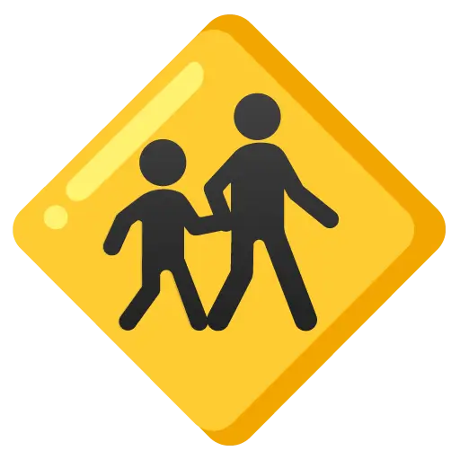 Kinder kreuzen