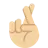 Crossed Fingers: Medium-Light Skin Tone