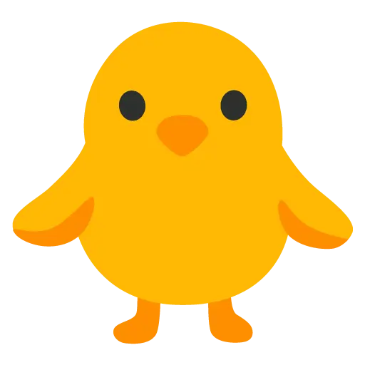 Front-Facing Baby Chick