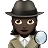 Woman Detective: Dark Skin Tone
