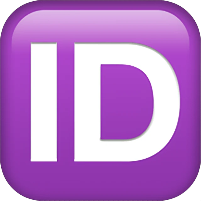 NonNon様 確認用❁⃘*.゜ 🆔 - Id Button Emoji Meaning, Copy and Paste