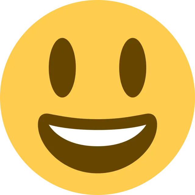 หน้ายิ้มด้วยการอ้าปาก