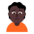 Person Frowning: Dark Skin Tone