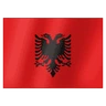 Flag: Albania Emoji 🇦🇱 image - Huawei Harmony OS style