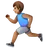 Man Running: Medium Skin Tone