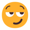 Cara sonriente Emoji 😏 image - Microsoft Classic 2D style