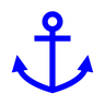 Эмодзи Якорь ⚓ image - Docomo style