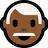 Man: Medium-Dark Skin Tone, White Hair
