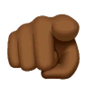 Index Pointing At The Viewer: Medium-Dark Skin Tone Emoji 🫵🏾 image - Huawei Harmony OS style