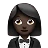 Woman In Tuxedo: Dark Skin Tone