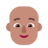 Person: Medium Skin Tone, Bald