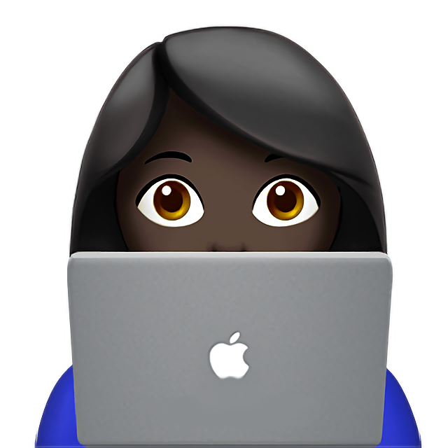 Woman Technologist: Dark Skin Tone