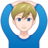 Man Gesturing Ok: Light Skin Tone