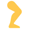 Emoji Láb 🦵 image - Tossface style