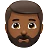 Man: Medium-Dark Skin Tone, Beard