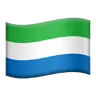 Flag: Sierra Leone Emoji 🇸🇱 image - Apple style