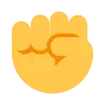 Emoji Emelt ököl ✊ image - Tossface style
