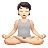 Person In Lotus Position: Light Skin Tone