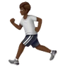 Person Running: Medium-Dark Skin Tone Emoji 🏃🏾 image - Huawei Harmony OS style