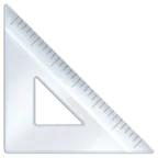 Régua Triangular