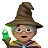 Woman Mage: Medium Skin Tone