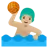 Man Playing Water Polo: Medium-Light Skin Tone