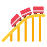 过山车 Emoji 🎢 image - Tossface style